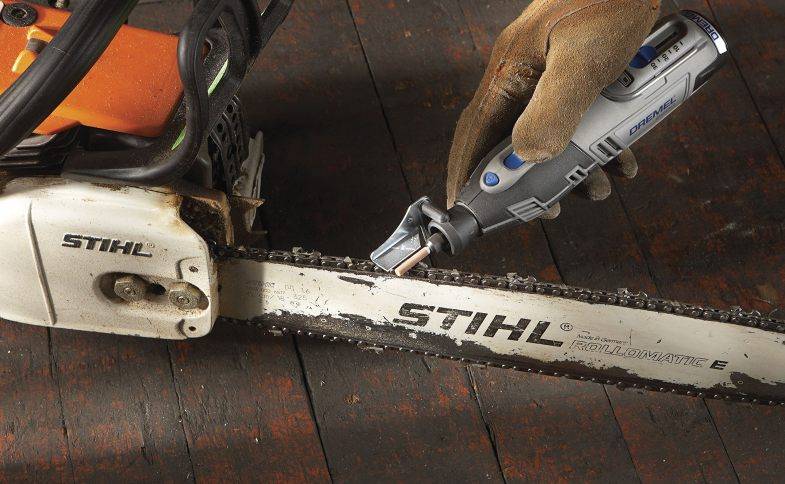 Правила замены и натяжки цепи на бензопиле
