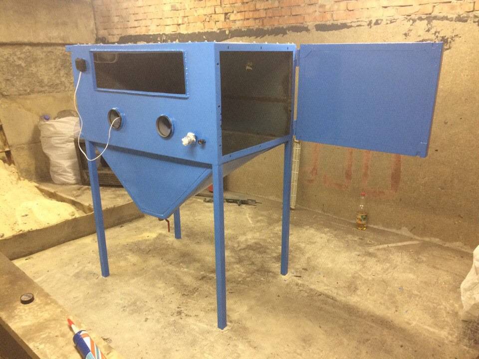 Пескоструйная камера своими руками: виды, устройство, изготовление