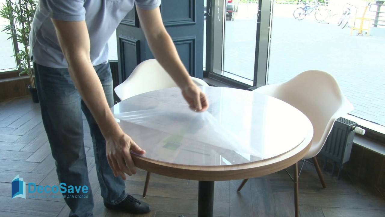 Жидкое стекло на стол – силиконовая прозрачная скатерть