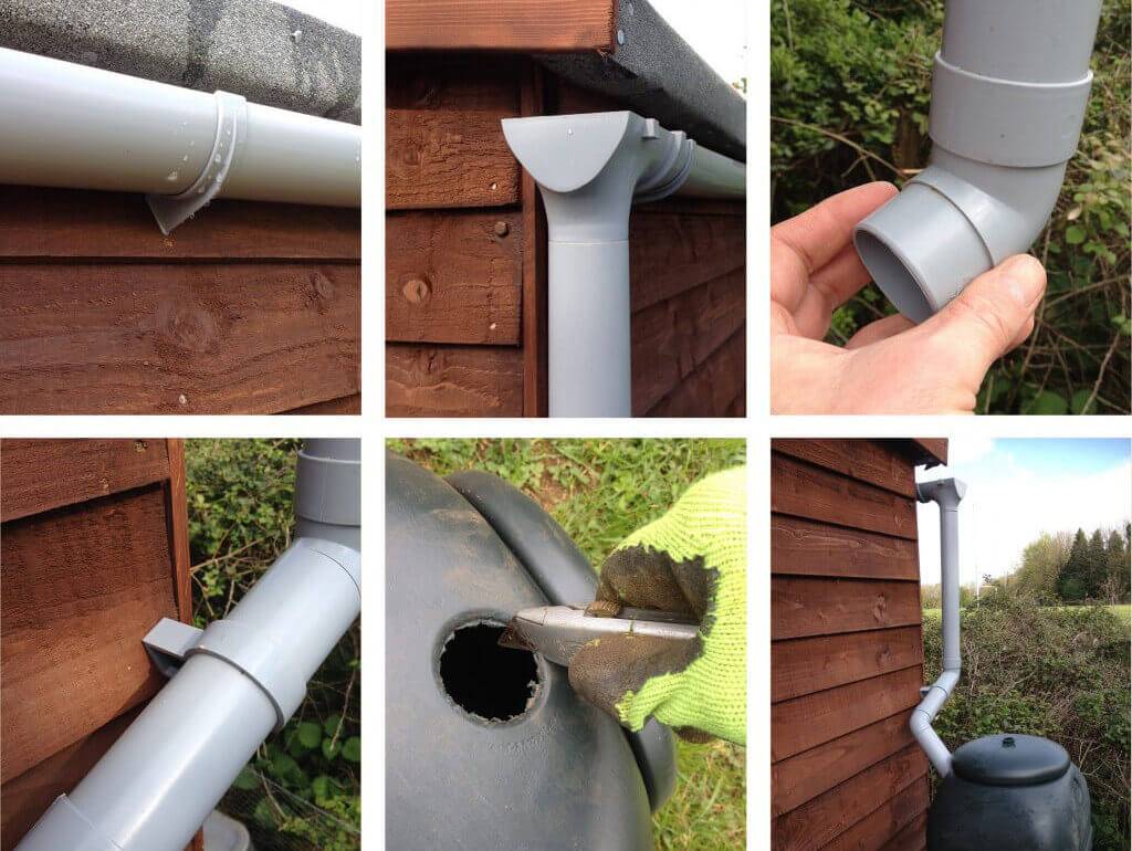 Как сделать слив воды с крыши – правила монтажа водостоков, труб, лотков