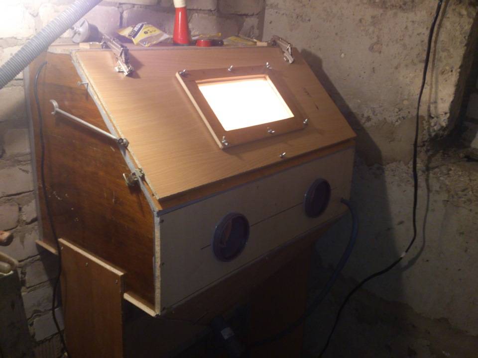 Пескоструйная камера своими руками: устройство, принцип работы, изготовление