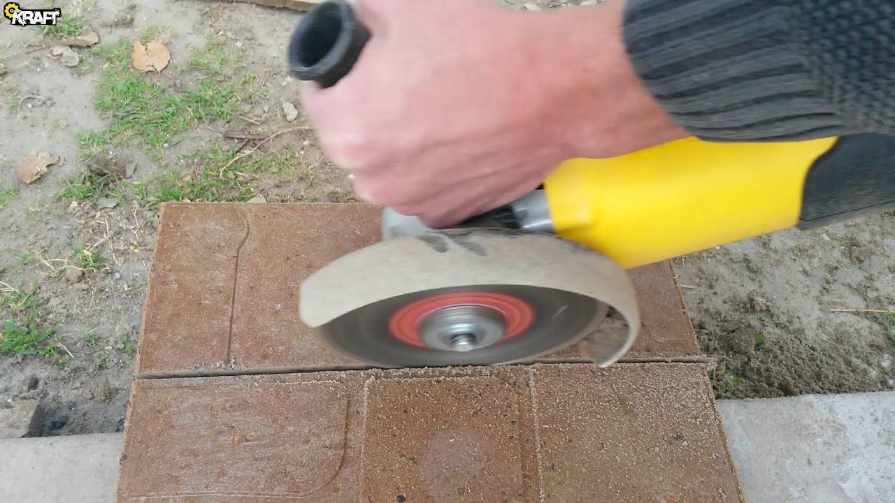 Чем и как резать тротуарную плитку и бордюры - брусчатка12 укладка