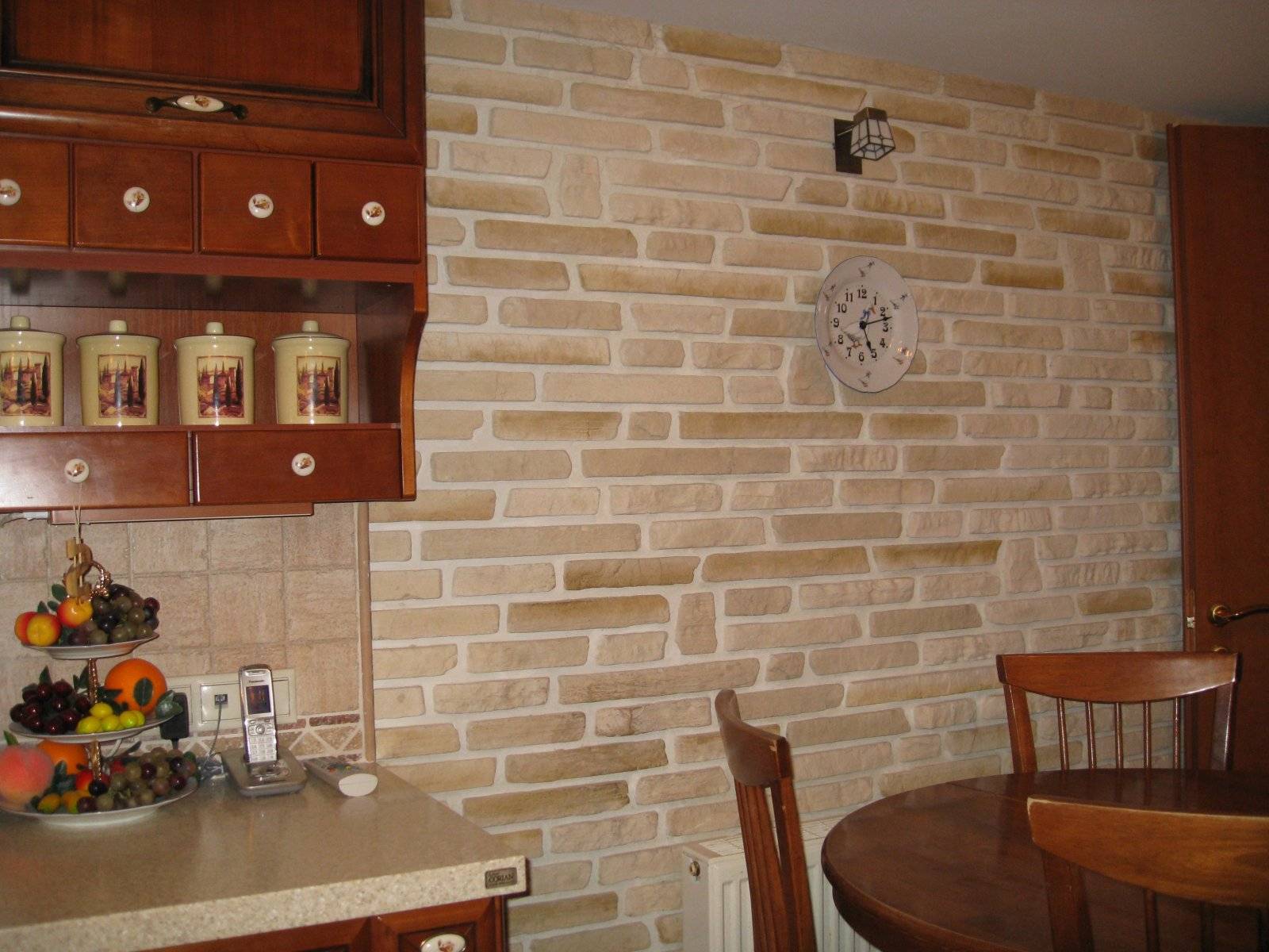 Как отделать стены на кухне фото