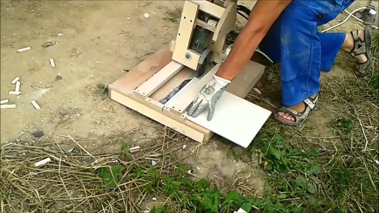 Как сделать плиткорез для керамической плитки своими руками