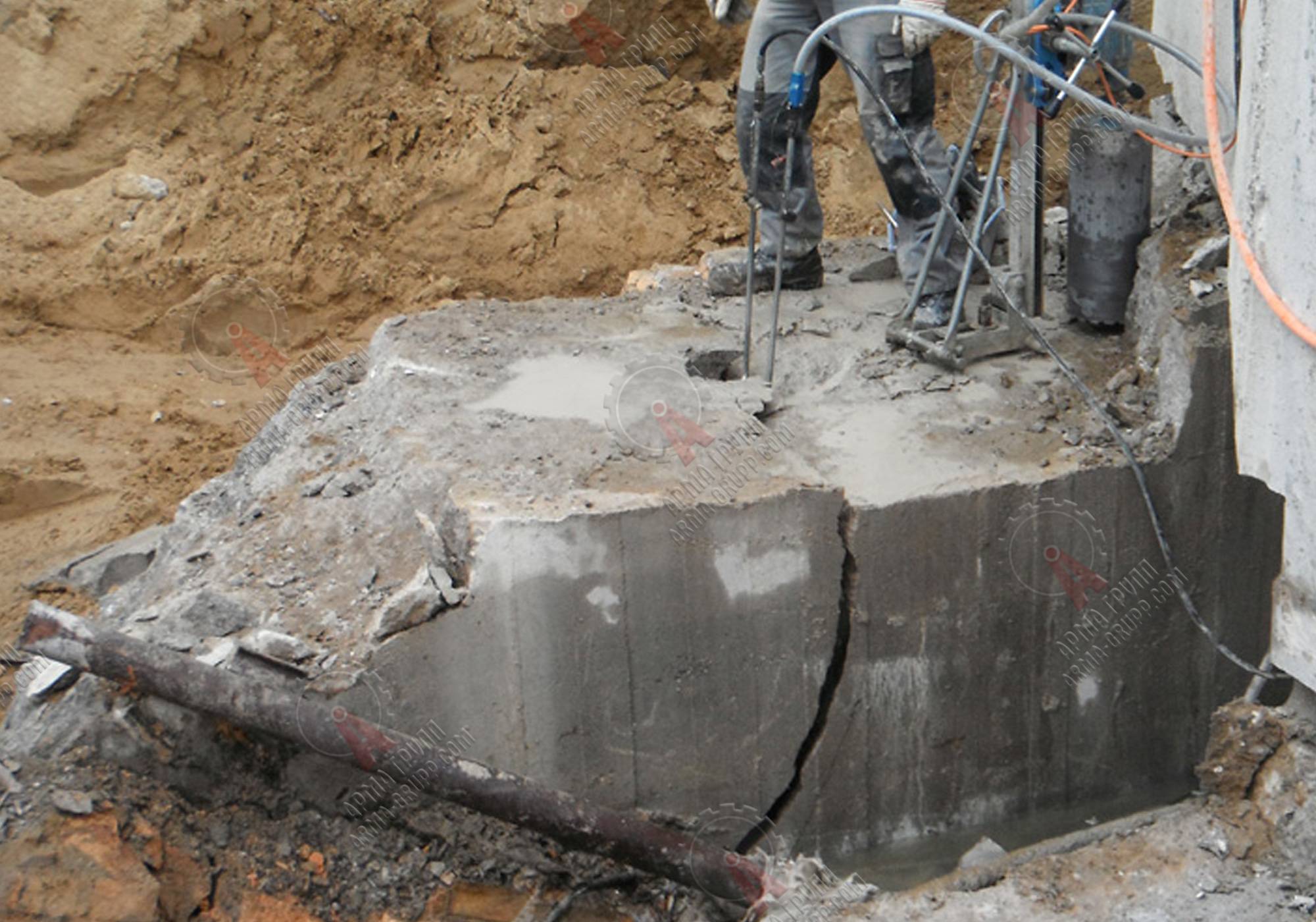 Гидроклин для разрушения бетона - стройка и ремонт