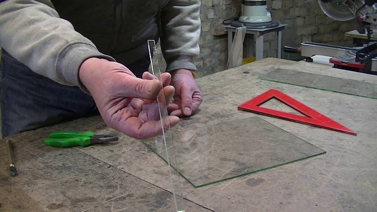 Режем стекло в домашних условиях: стеклорезом и простыми ножницами. 7 способов как без стеклореза разрезать стекло