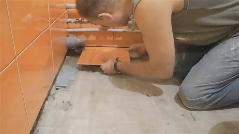 Пошаговая инструкция по укладке плитке на пол в ванную комнату