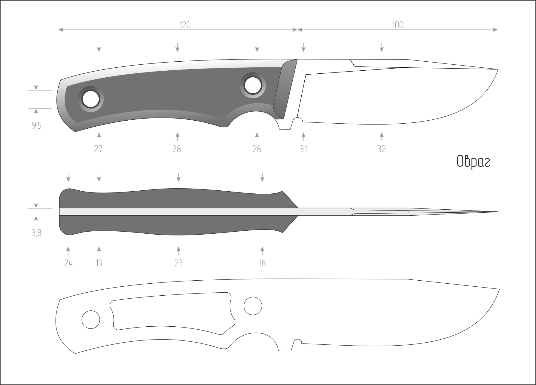 Размеры лезвий ножей. Нож Урсус чертеж 1к1. Нож охотничий малый чертеж. Нож фултанг Ural EDC чертежи. Форма ножа танто чертежи.
