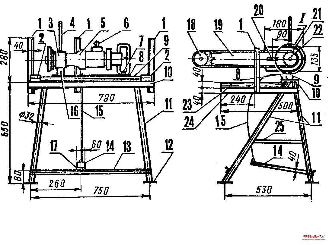 Чертежи станка по дереву