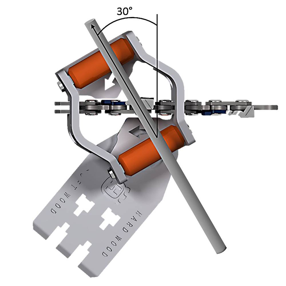 Приспособление для заточки цепей бензопил, способы применения заточных устройств автоматических и ручных