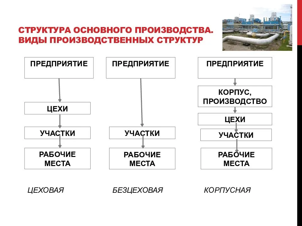Производственная структура предприятия