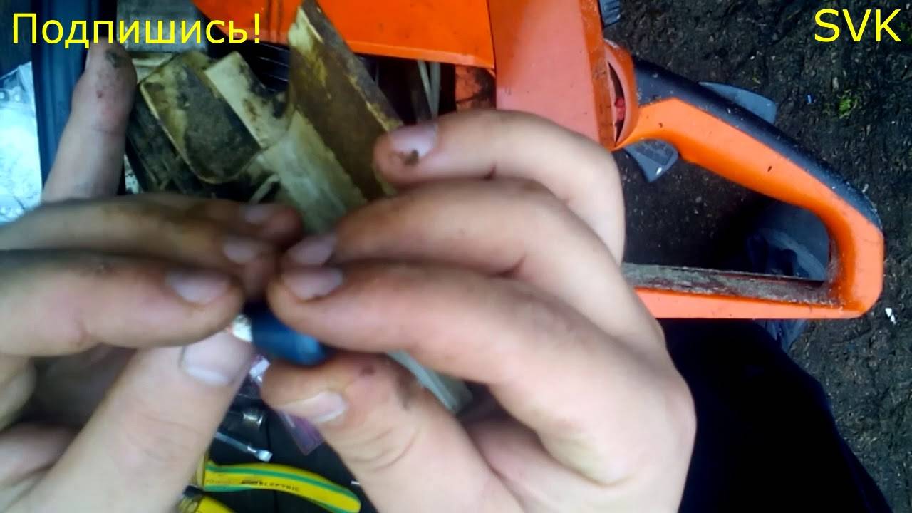 Как заменить шнур стартера бензопилы штиль 180 - moy-instrument.ru - обзор инструмента и техники
