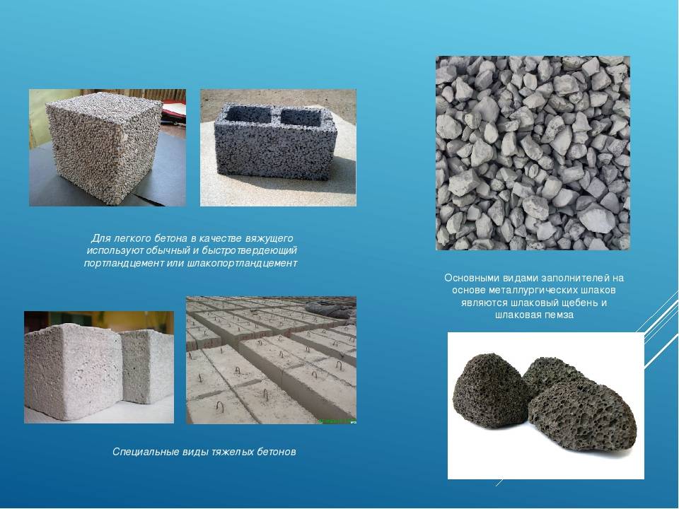 Виды бетонов: описание,фото. - строительные материалы
