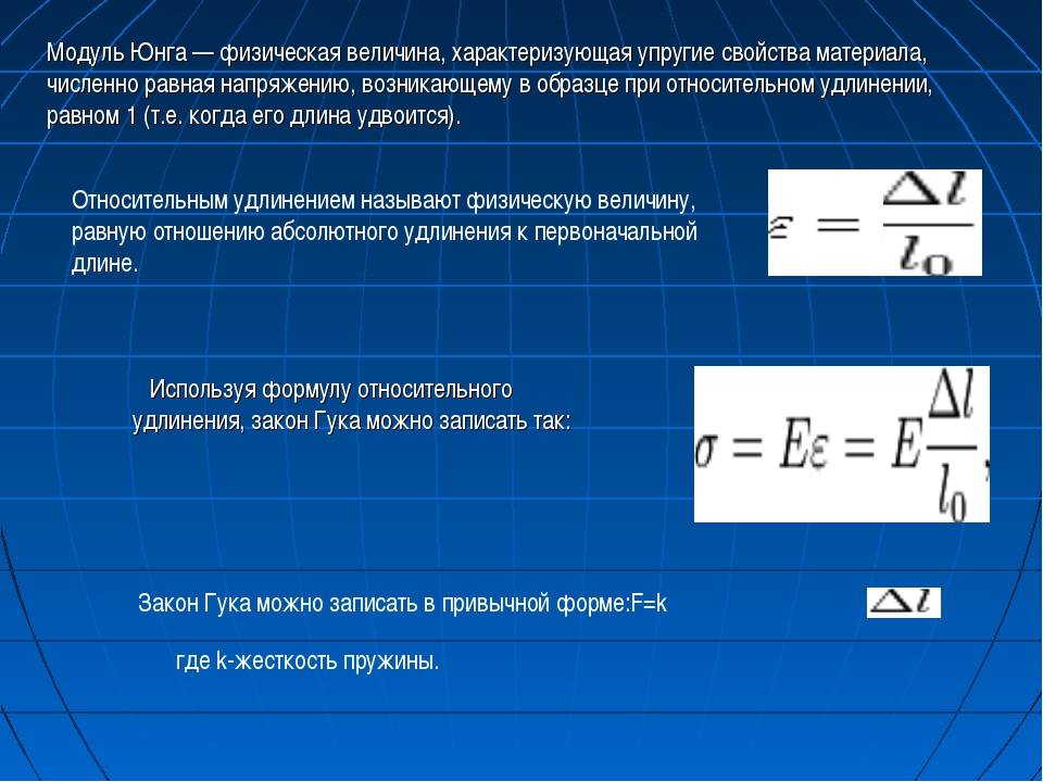 Зависит ли модуль упругости от первоначальных размеров образца взятого для испытания