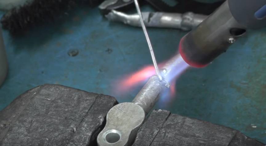 Пайка алюминия газовой горелкой
