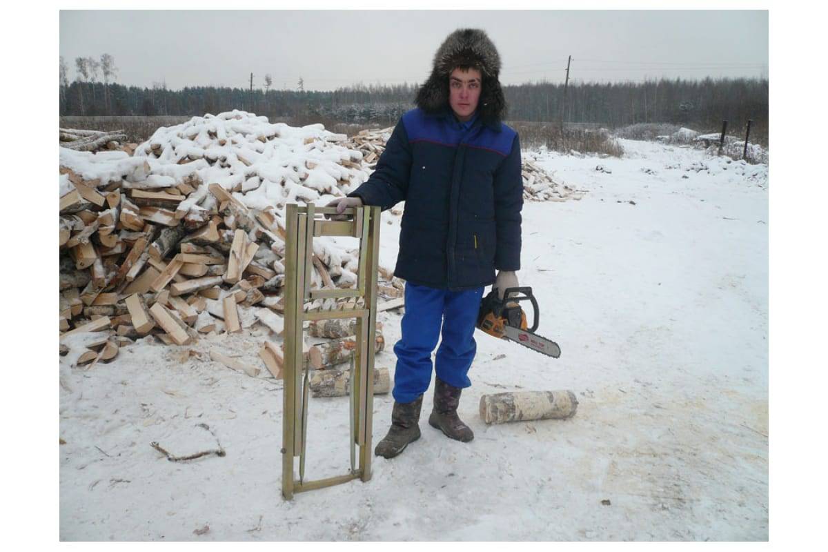 Козлы для пилки дров бензопилой своими руками + фото, чертежи – ремонт своими руками на m-stone.ru