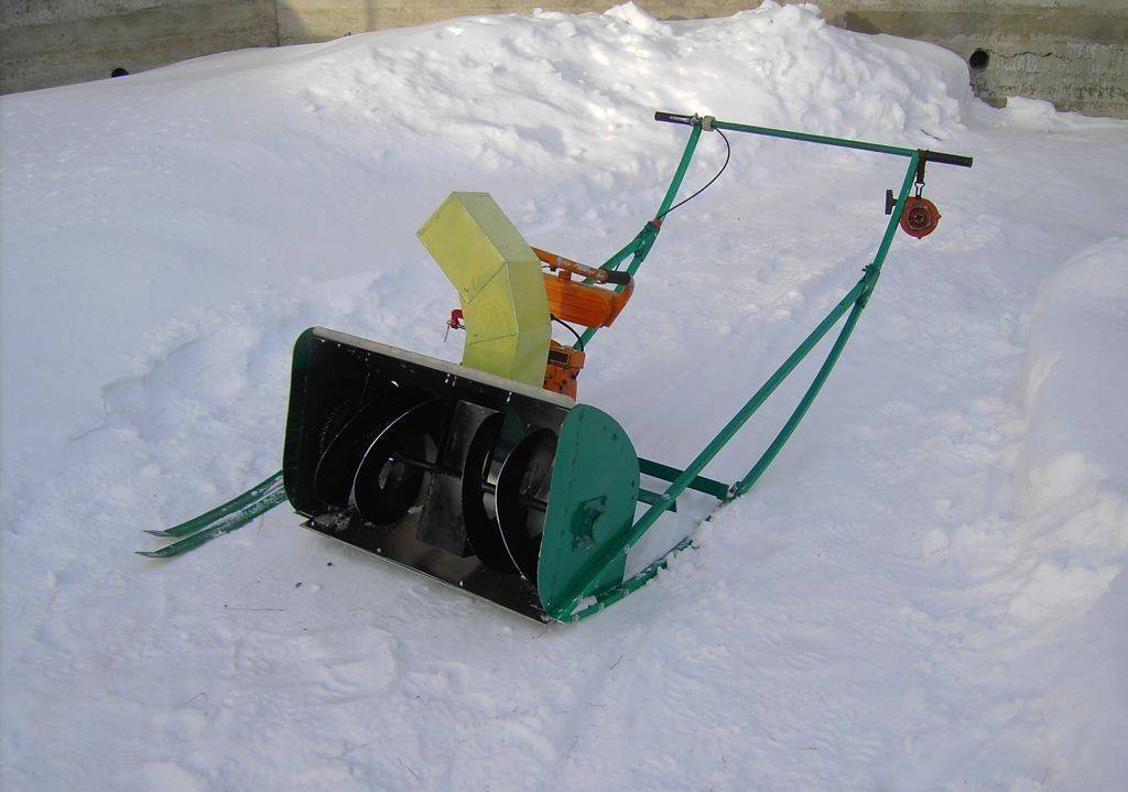 Отвал / снегоуборщик для мотоблока — изготовление своими руками