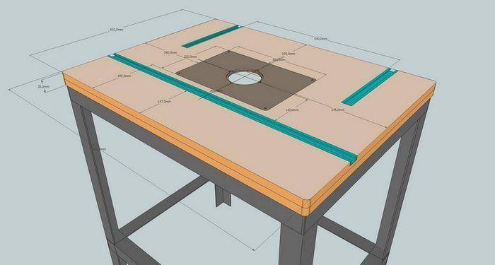 Фрезерный стол своими руками — инструкция изготовления, чертежи, схемы, таблицы