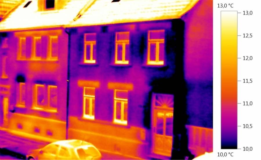 Использование тепловизора для оценки теплозащиты зданий