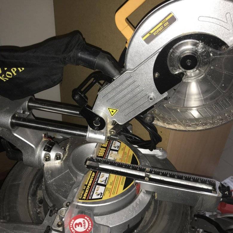 Обзор торцовочной пилы корвет 4м