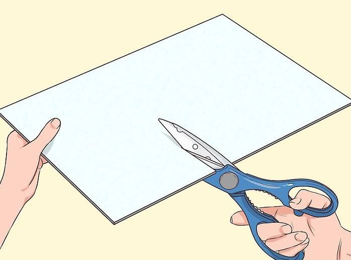 Каким способом легче резать картон ножницами