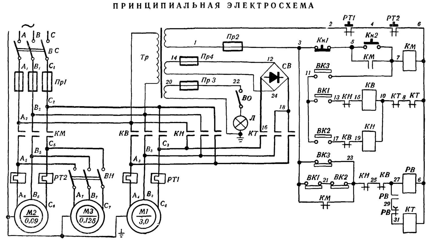 Принципиальная схема 1к625