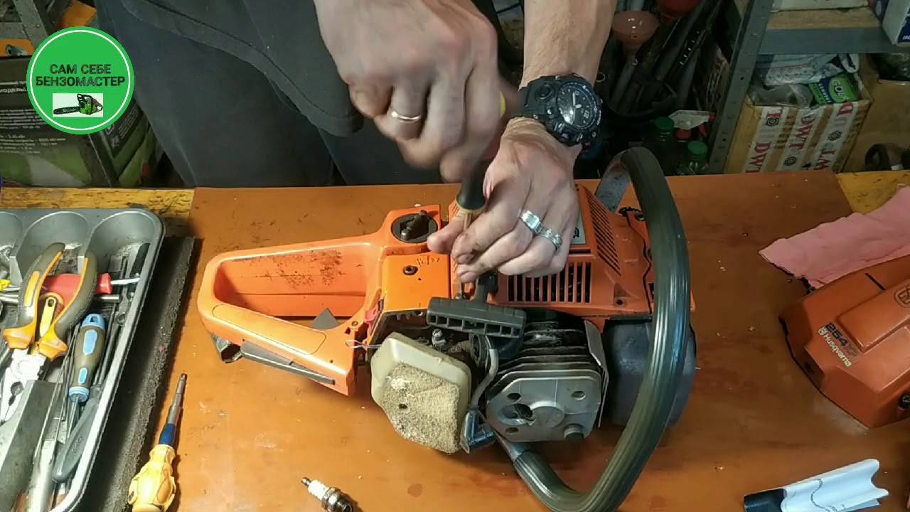 Как снять звездочку с бензопилы и отремонтировать ее (видео)