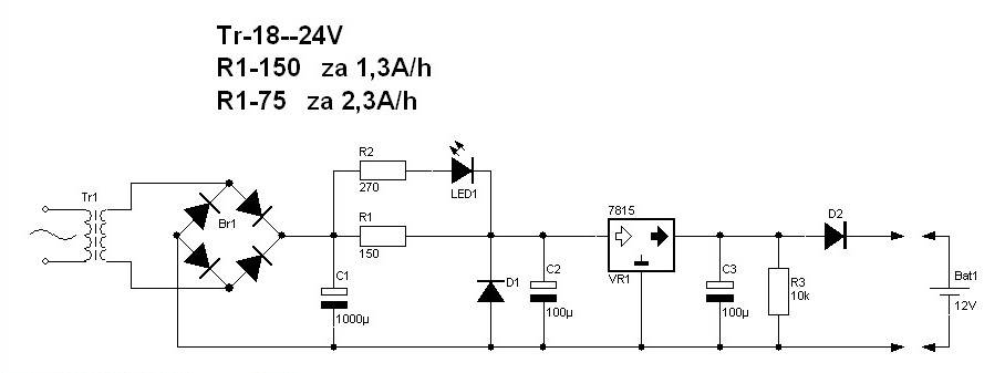 Схема зарядного устройства для шуруповёрта на 18 вольт; ремонт аккумулятора и сборка универсальной зарядки