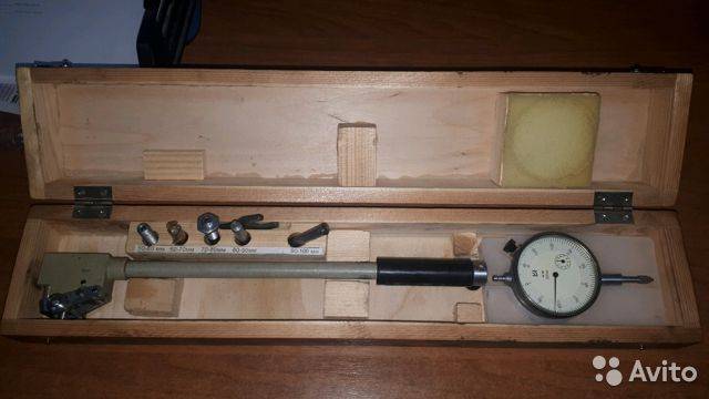 Измерение с помощью микрометрического и индикаторного нутромеров