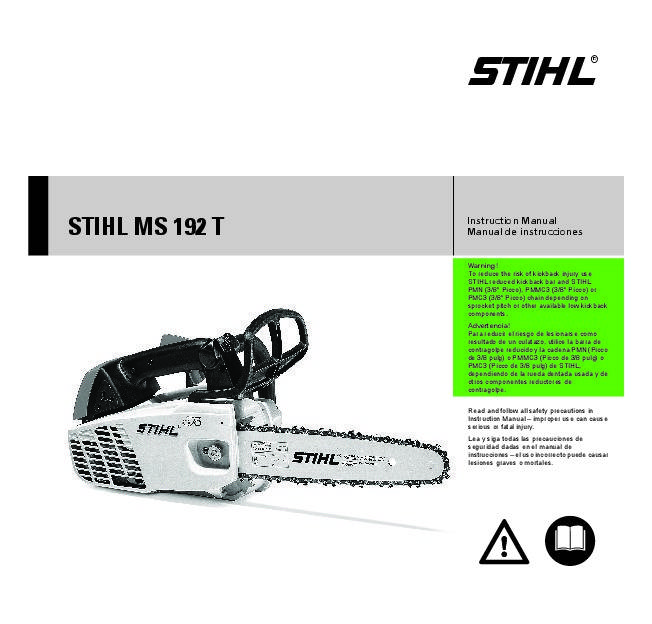 Инструкция по эксплуатации бензопилы stihl ms 180