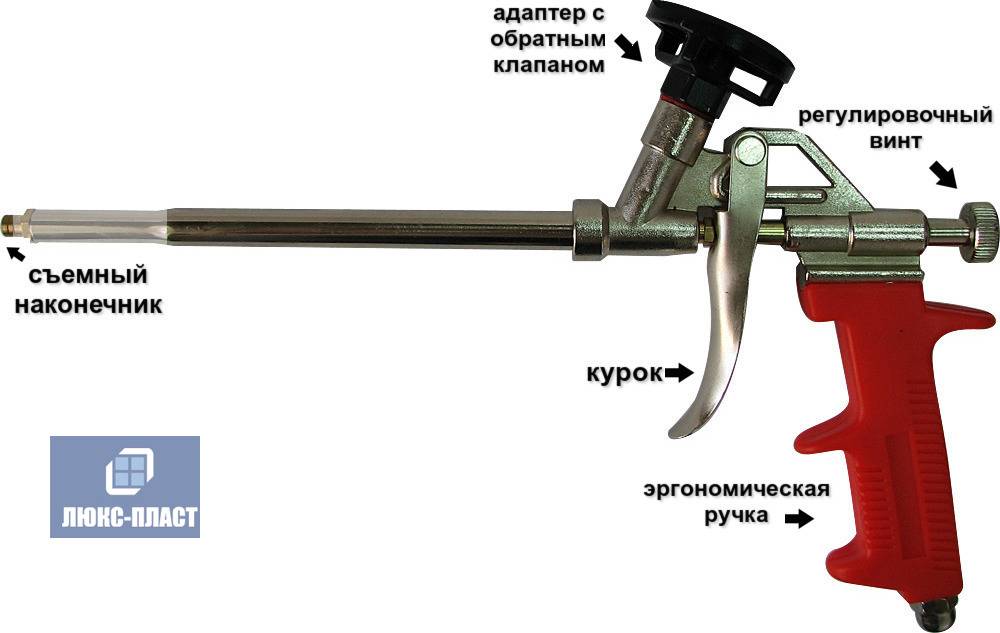 Как разобрать пистолет для монтажной пены – схема пистолета, инструкция по разборке