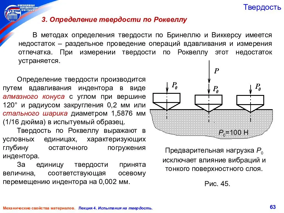 Как необходимо подготовить образец к испытанию твердости