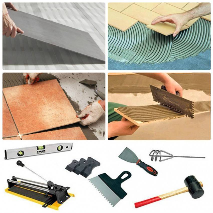 Как положить плитку на деревянный пол - строительство и ремонт