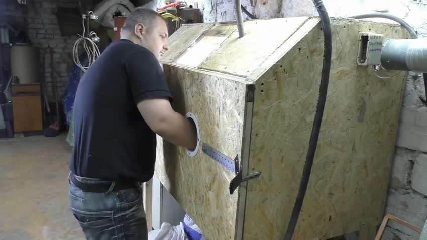 Пескоструйная камера