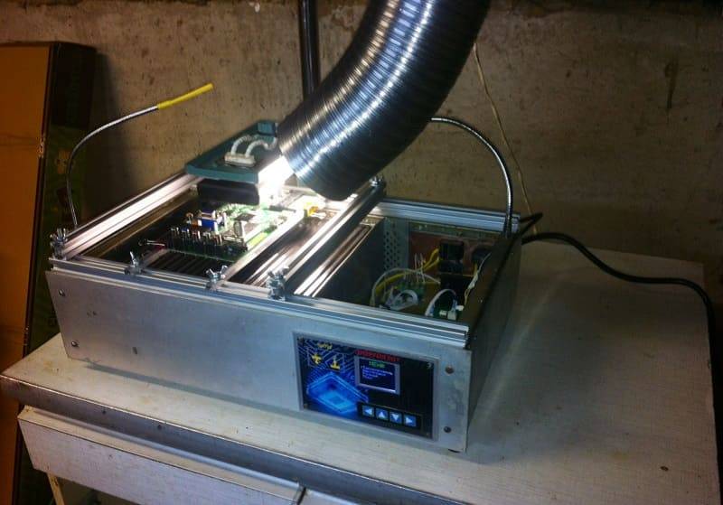 Паяльная станция, сделанная своими руками: инфракрасный нагреватель из прикуривателя и термовоздушный фен