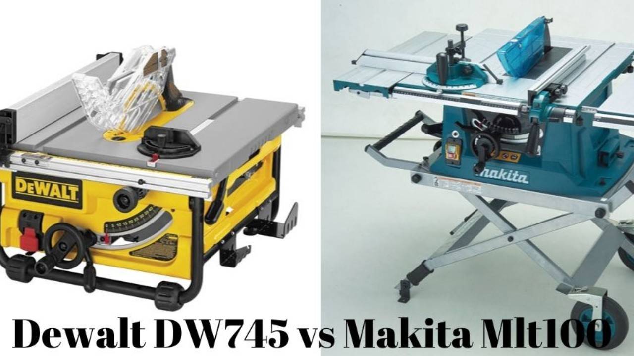 Dewalt dw745 vs makita mlt100 | how these table saws compare