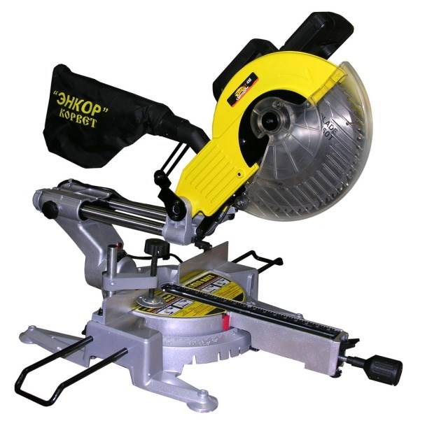 Торцовочная пила энкор корвет 4м - устройство и характеристики