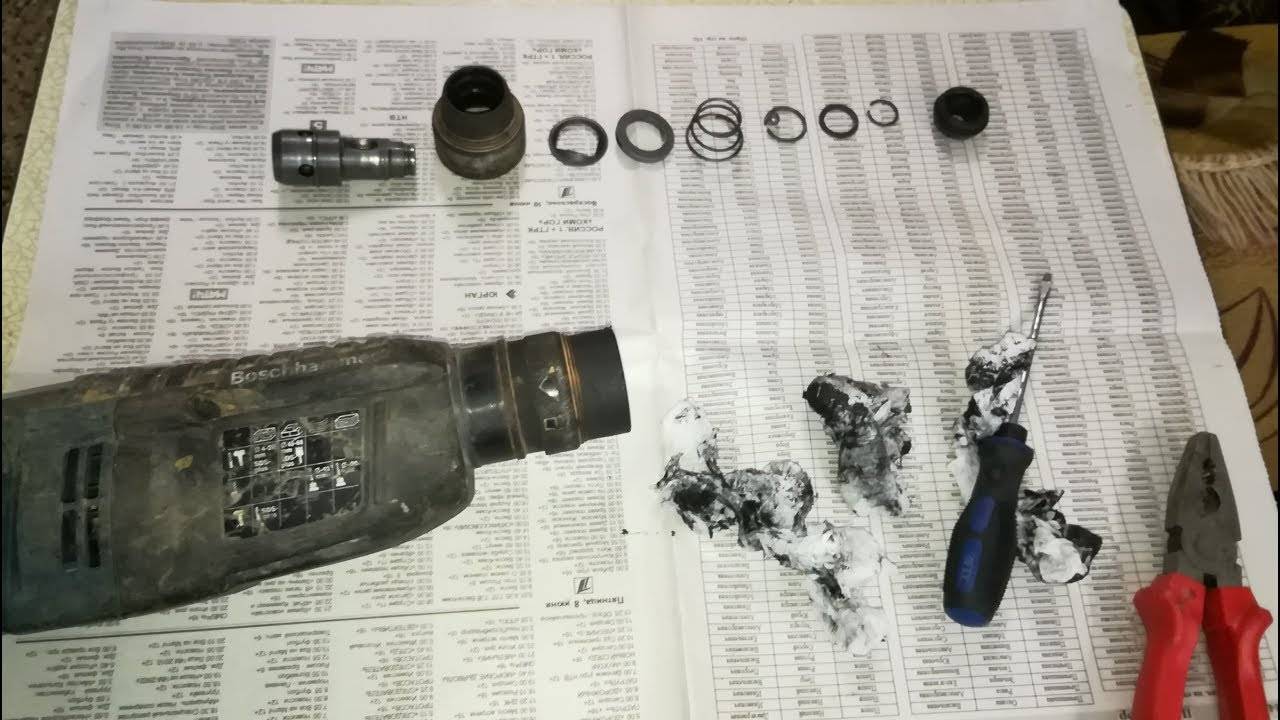 Разборка перфоратора bosch 2 24 - базирование