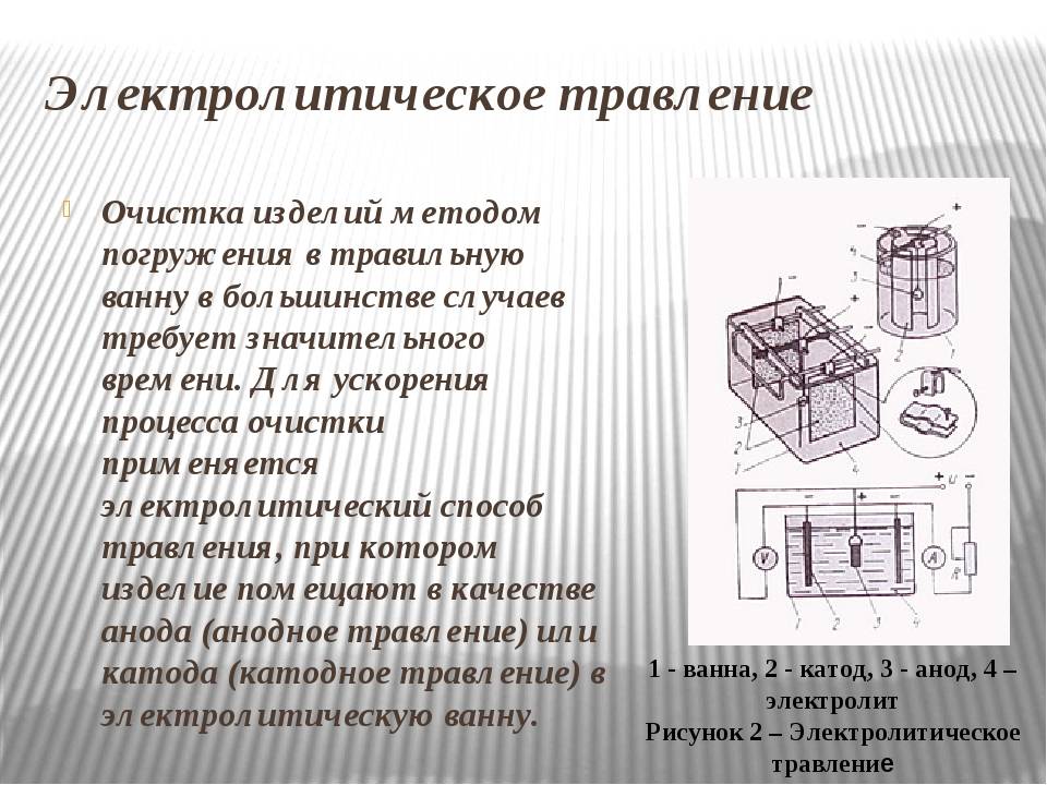 Травление металлов. процесс травления, способы и оборудование :: syl.ru