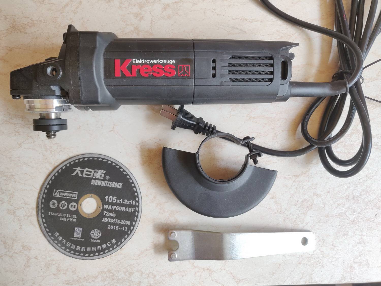 Ушм kress 125 с регулировкой оборотов