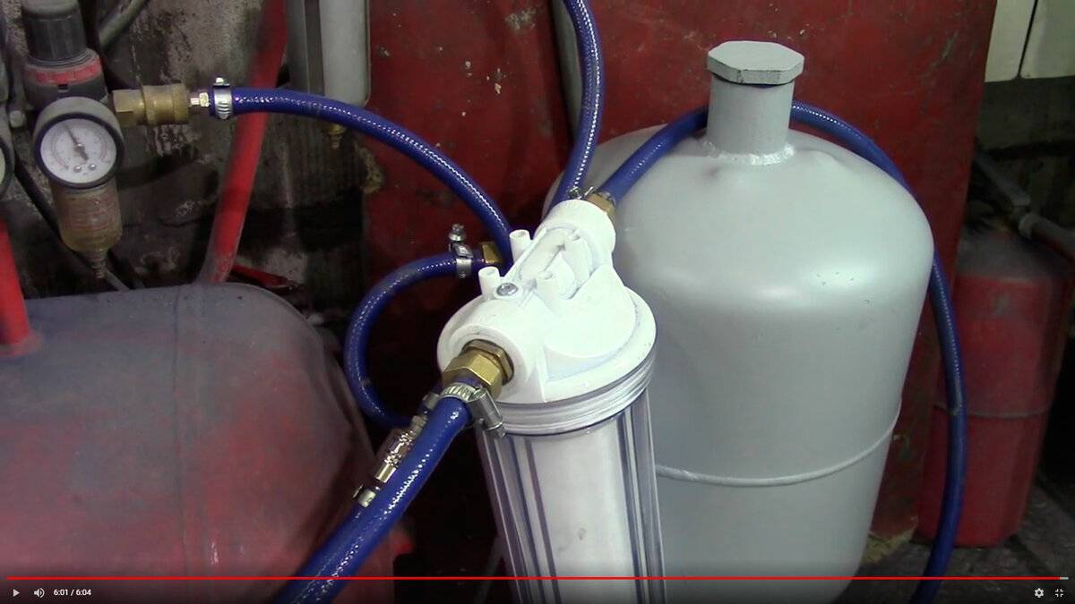 Фильтр влаго- маслоотделитель. фильтрация сжатого воздуха от компрессора