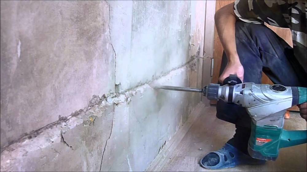 Советы, как штробить стены под проводку без пыли