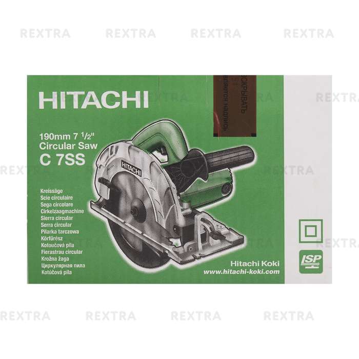 Hitachi c7ss — круговая пила 7 — 190 мм