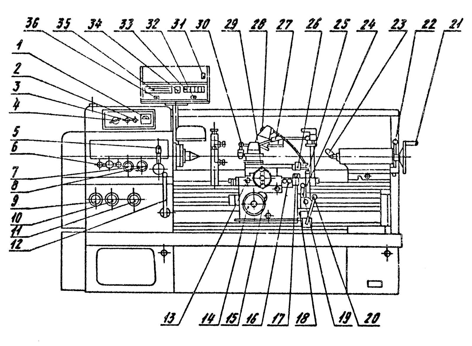 Токарный станок с чпу 16а20ф3: технические характеристики