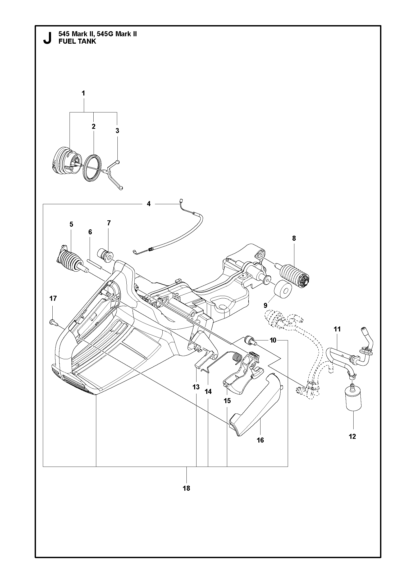 Инструкция и деталировка к бензопиле husqvarna 135