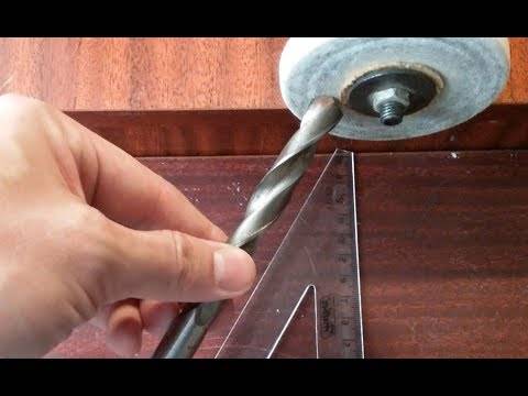 Как заточить сверло по металлу разными инструментами