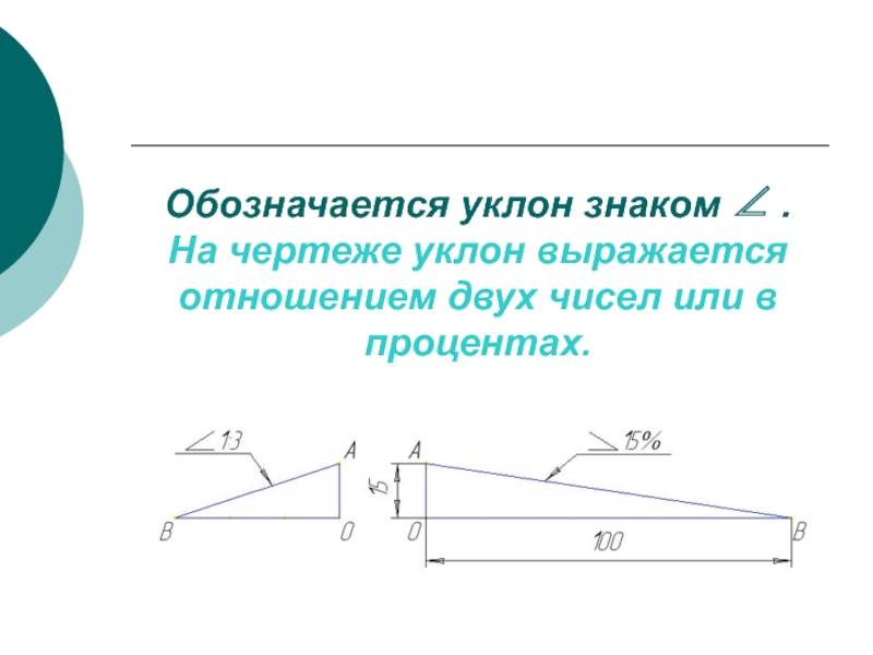 Уклон и конусность - определение, обозначение на чертеже, формула расчёта уклона и конусности chertimvam.ru