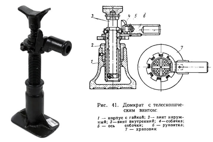 Домкрат винтовой бутылочный: механический винтовой, телескопический, как выбрать