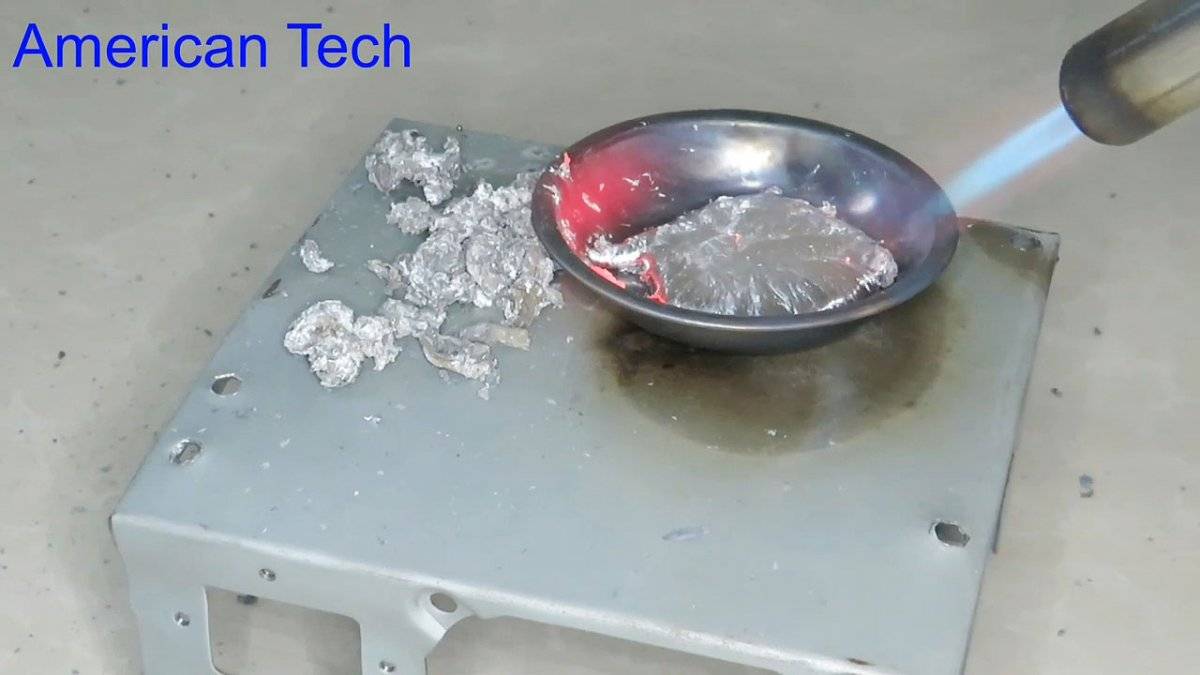 Литье алюминия в домашних условиях: технология, фото и видео