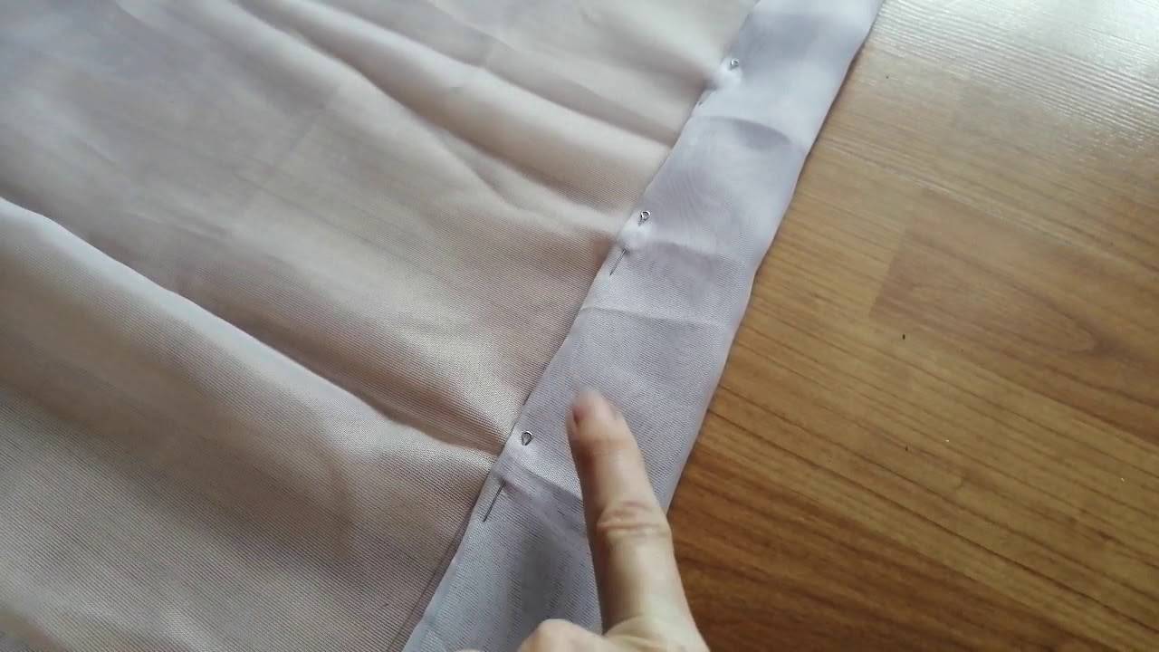 Как подшить шторы: ремонт своими руками, удлинение
